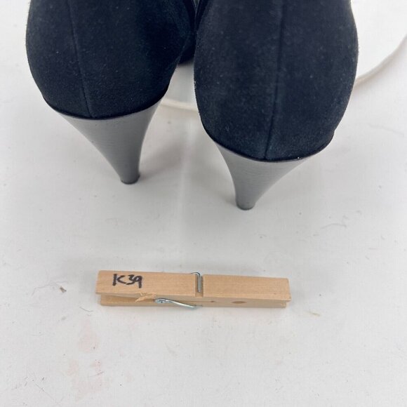 Isabel Marant Leyane Women Size EU 40 US 10 Black Glossed Leather Zip Ankle Boot - Picture 12 of 16